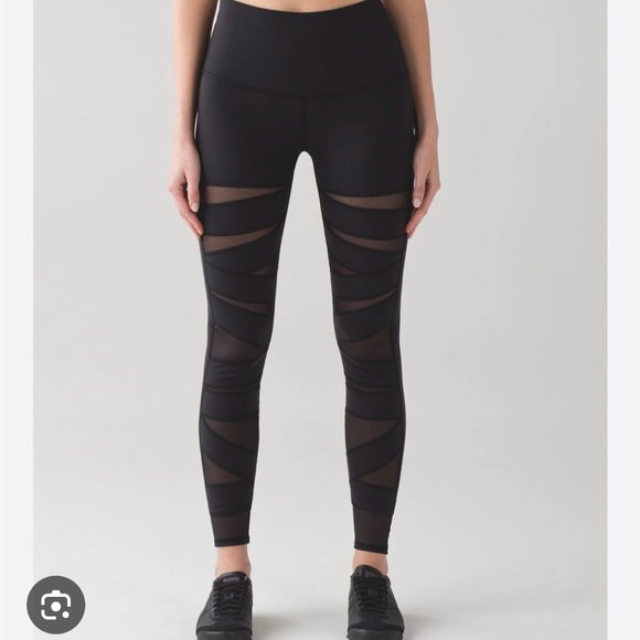 Lululemon Wonder Under Tech Mesh Pant - Picture 3 of 3